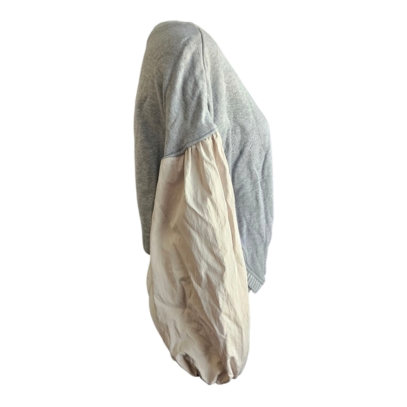 Free People Movement Sweet And Low Cropped Puff Sleeve Sweatshirt | Size Small - Picture 3 of 11